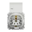 Schneider Sedna SDD211024 2P+F csatlakozóaljzat csapófedéllel, rugós bekötés IP44 fehér