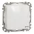 Schneider Electric SDD211101 vízmentes egypólusú kapcsoló (101), fehér burkolattal, rugós bekötés, kerét nélkül, süllyesztett, 10A 250V IP44 (Sedna Design / Elements)