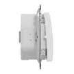 Schneider Electric SDD211101 vízmentes egypólusú kapcsoló (101), fehér burkolattal, rugós bekötés, kerét nélkül, süllyesztett, 10A 250V IP44 (Sedna Design / Elements)