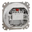 Schneider Electric SDD211101 vízmentes egypólusú kapcsoló (101), fehér burkolattal, rugós bekötés, kerét nélkül, süllyesztett, 10A 250V IP44 (Sedna Design / Elements)