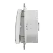 Schneider Electric SDD211101 vízmentes egypólusú kapcsoló (101), fehér burkolattal, rugós bekötés, kerét nélkül, süllyesztett, 10A 250V IP44 (Sedna Design / Elements)