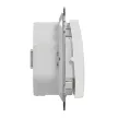 Schneider Electric SDD211105 vízmentes csillárkapcsoló (105), fehér burkolattal, rugós bekötés, kerét nélkül, süllyesztett, 10A 250V IP44 (Sedna Design / Elements)
