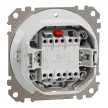 Schneider Electric SDD211106 vízmentes váltókapcsoló (106), fehér burkolattal, rugós bekötés, kerét nélkül, süllyesztett, 10A 250V IP44 (Sedna Design / Elements)