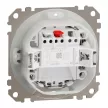 Schneider Electric SDD211131 vízmentes egypólusú nyomó (N101), fehér burkolattal, csengőjellel, rugós bekötés, kerét nélkül, süllyesztett, 10A 250V IP44 (Sedna Design / Elements)