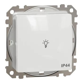 Schneider Sedna SDD211132 egypólusú nyomógomb lámpajellel IP44 fehér