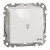 Schneider Electric SDD211132 vízmentes egypólusú nyomó (N101), fehér burkolattal, lámpajellel, rugós bekötés, kerét nélkül, süllyesztett, 10A 250V IP44 (Sedna Design / Elements)