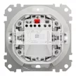 Schneider Electric SDD211132 vízmentes egypólusú nyomó (N101), fehér burkolattal, lámpajellel, rugós bekötés, kerét nélkül, süllyesztett, 10A 250V IP44 (Sedna Design / Elements)