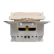 Schneider Electric SDD212023 vízmentes földelt csatlakozóaljzat (dugalj), biztonsági zsaluval (gyermekvédelemmel), csapófedéllel, 2P+F, bézs burkolattal, csavaros bekötés, keret nélkül, süllyesztett, 16A 250V IP44 (Sedna Design / Elements)