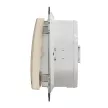 Schneider Electric SDD212101 vízmentes egypólusú kapcsoló (101), bézs burkolattal, rugós bekötés, kerét nélkül, süllyesztett, 10A 250V IP44 (Sedna Design / Elements)