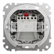 Schneider Electric SDD212101 vízmentes egypólusú kapcsoló (101), bézs burkolattal, rugós bekötés, kerét nélkül, süllyesztett, 10A 250V IP44 (Sedna Design / Elements)