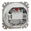 Schneider Electric SDD212101 vízmentes egypólusú kapcsoló (101), bézs burkolattal, rugós bekötés, kerét nélkül, süllyesztett, 10A 250V IP44 (Sedna Design / Elements)