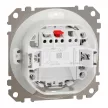 Schneider Electric SDD212131 vízmentes egypólusú nyomó (N101), bézs burkolattal, csengőjellel, rugós bekötés, kerét nélkül, süllyesztett, 10A 250V IP44 (Sedna Design / Elements)
