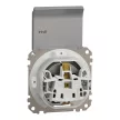Schneider Electric SDD213023 vízmentes földelt csatlakozóaljzat (dugalj), biztonsági zsaluval (gyermekvédelemmel), csapófedéllel, 2P+F, alumínium burkolattal, csavaros bekötés, keret nélkül, süllyesztett, 16A 250V IP44 (Sedna Design / Elements)