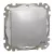 Schneider Electric SDD213106 vízmentes váltókapcsoló (106), alumínium burkolattal, rugós bekötés, kerét nélkül, süllyesztett, 10A 250V IP44 (Sedna Design / Elements)