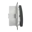 Schneider Electric SDD214106 vízmentes váltókapcsoló (106), antracit burkolattal, rugós bekötés, kerét nélkül, süllyesztett, 10A 250V IP44 (Sedna Design / Elements)