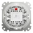 Schneider Electric SDD214106 vízmentes váltókapcsoló (106), antracit burkolattal, rugós bekötés, kerét nélkül, süllyesztett, 10A 250V IP44 (Sedna Design / Elements)
