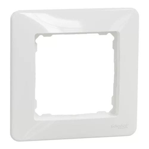 Schneider Electric SDD311801 1-es fehér keret, IP20 és IP44 szerelvényekhez (Sedna Design)