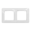 Schneider Electric SDD311802 2-es fehér keret, vízszintes és függőleges elhelyezéssel, IP20 és IP44 szerelvényekhez (Sedna Design)