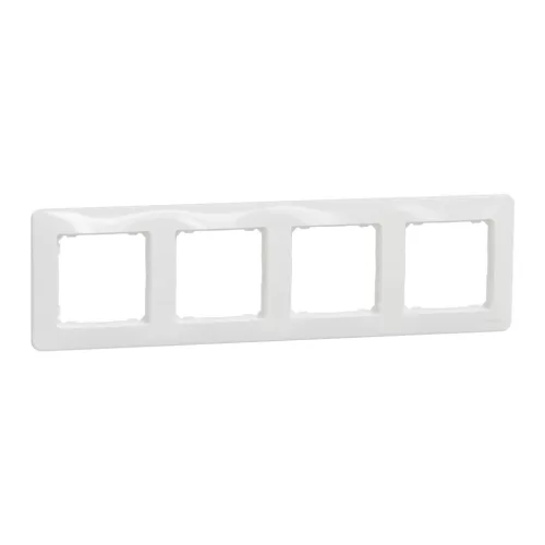 Schneider Sedna Design SDD311804 négyes keret fehér 4-es sorolás
