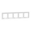 Schneider Sedna Design SDD311805 ötös keret fehér 5-ös sorolás