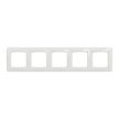 Schneider Electric SDD311805 5-ös fehér keret, vízszintes és függőleges elhelyezéssel, IP20 és IP44 szerelvényekhez (Sedna Design)