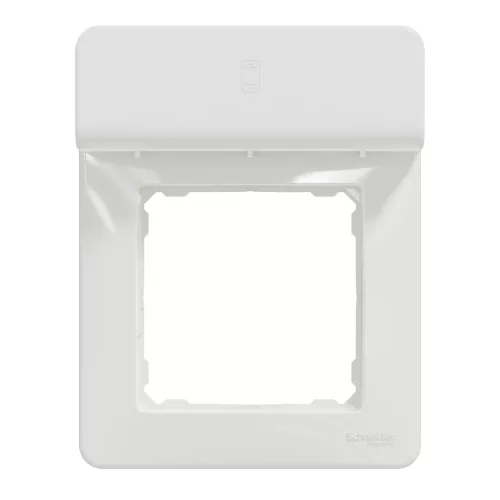 Schneider Sedna Design SDD311809 egyes keret mobiltartóval fehér 1-es sorolás