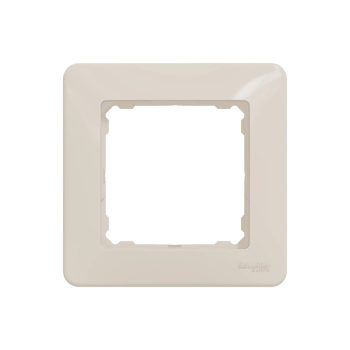   Schneider Electric SDD312801 1-es bézs keret, IP20 és IP44 szerelvényekhez (Sedna Design)