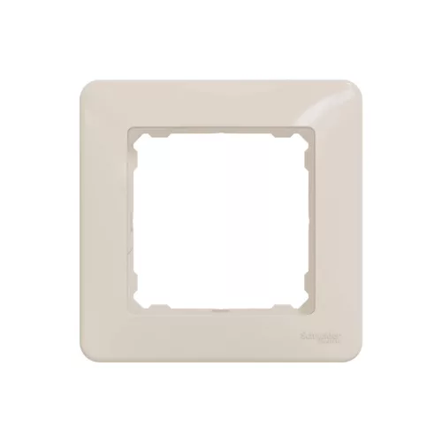 Schneider Electric SDD312801 1-es bézs keret, IP20 és IP44 szerelvényekhez (Sedna Design)