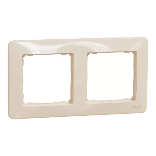 Schneider Sedna Design SDD312802 kettes keret bézs 2-es sorolás