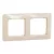 Schneider Sedna Design SDD312802 kettes keret bézs 2-es sorolás