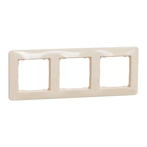 Schneider Sedna Design SDD312803 hármas keret bézs 3-as sorolás