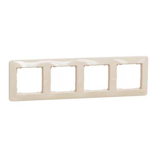 Schneider Sedna Design SDD312804 négyes keret bézs 4-es sorolás