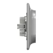 Schneider Electric SDD313221 földelt csatlakozóaljzat (dugalj), biztonsági zsaluval (gyermekvédelemmel), 2x2P+F, alumínium burkolattal, csavaros bekötés, kerettel, süllyesztett, 16A 250V IP20 (Sedna Design / Elements)