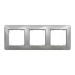Schneider Electric SDD313803 3-as alumínium keret, vízszintes és függőleges elhelyezéssel, IP20 és IP44 szerelvényekhez (Sedna Design)