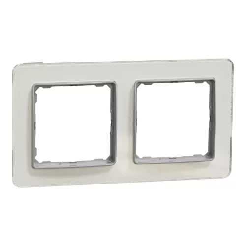 Schneider Sedna Elements SDD360802 kettes keret opál 2-es sorolás
