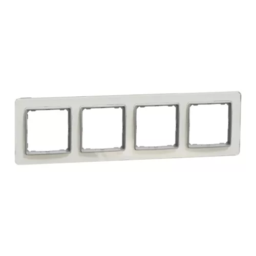 Schneider Sedna Elements SDD360804 négyes keret opál 4-es sorolás