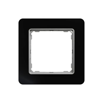   Schneider Electric SDD361801 1-es kristályfekete keret, IP20 és IP44 szerelvényekhez (Sedna Elements)