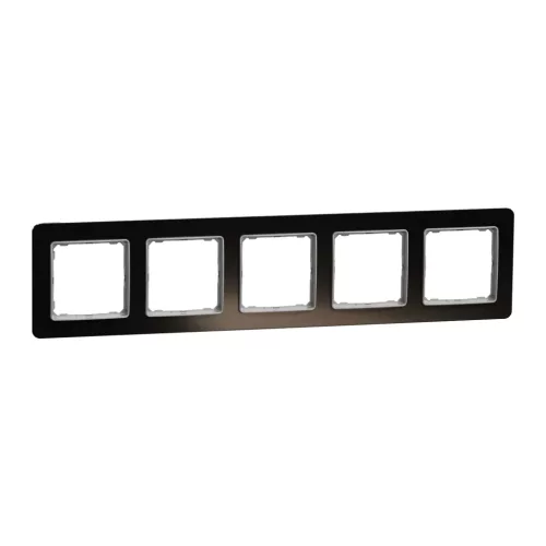 Schneider Sedna Elements SDD361805 ötös keret kristályfekete 5-ös sorolás