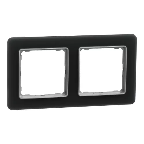 Schneider Sedna Elements SDD362802 kettes keret füstkvarc 2-es sorolás