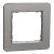 Schneider Electric SDD370801U 1-es szálcsiszolt alumínium keret, IP20 és IP44 szerelvényekhez (Sedna Elements)