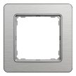 Schneider Electric SDD370801U 1-es szálcsiszolt alumínium keret, IP20 és IP44 szerelvényekhez (Sedna Elements)