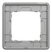 Schneider Electric SDD370801U 1-es szálcsiszolt alumínium keret, IP20 és IP44 szerelvényekhez (Sedna Elements)