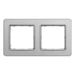 Schneider Sedna Elements SDD370802U kettes keret szálcsiszolt alumínium 2-es sorolás
