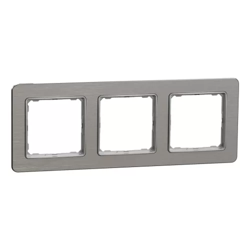 Schneider Sedna Elements SDD370803U hármas keret szálcsiszolt alumínium 3-as sorolás