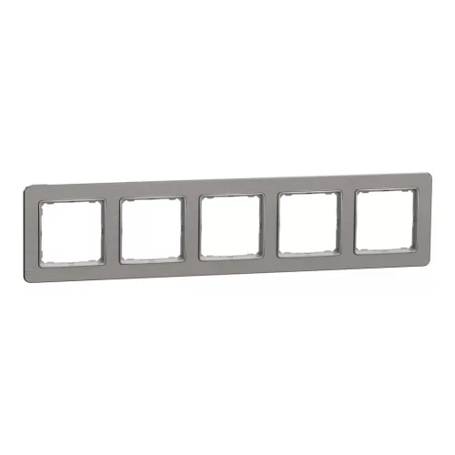 Schneider Sedna Elements SDD370805U ötös keret szálcsiszolt alumínium 5-ös sorolás