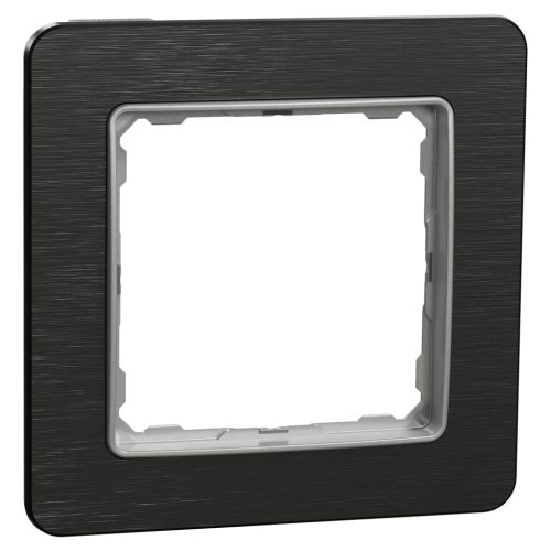 Schneider Electric SDD372801U 1-es szálcsiszolt titánium keret, IP20 és IP44 szerelvényekhez (Sedna Elements)