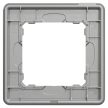 Schneider Electric SDD372801U 1-es szálcsiszolt titánium keret, IP20 és IP44 szerelvényekhez (Sedna Elements)