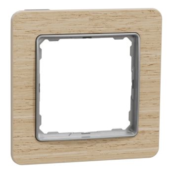   Schneider Electric SDD380801U 1-es nyír keret, IP20 és IP44 szerelvényekhez (Sedna Elements)