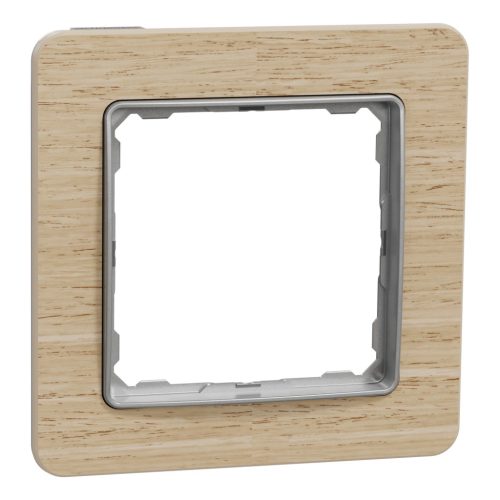 Schneider Electric SDD380801U 1-es nyír keret, IP20 és IP44 szerelvényekhez (Sedna Elements)