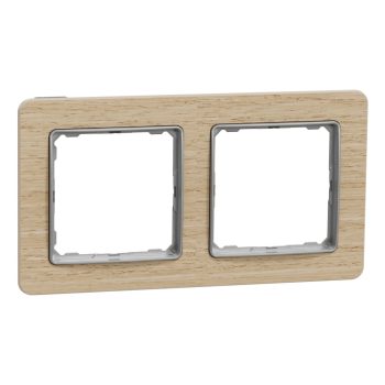   Schneider Electric SDD380802U 2-es nyír keret, vízszintes és függőleges elhelyezéssel, IP20 és IP44 szerelvényekhez (Sedna Elements)